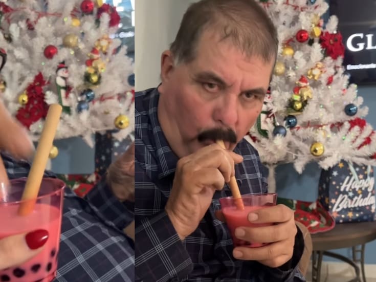 Joven sonorense le da bubble tea a su papá por primera vez y desatan carcajadas