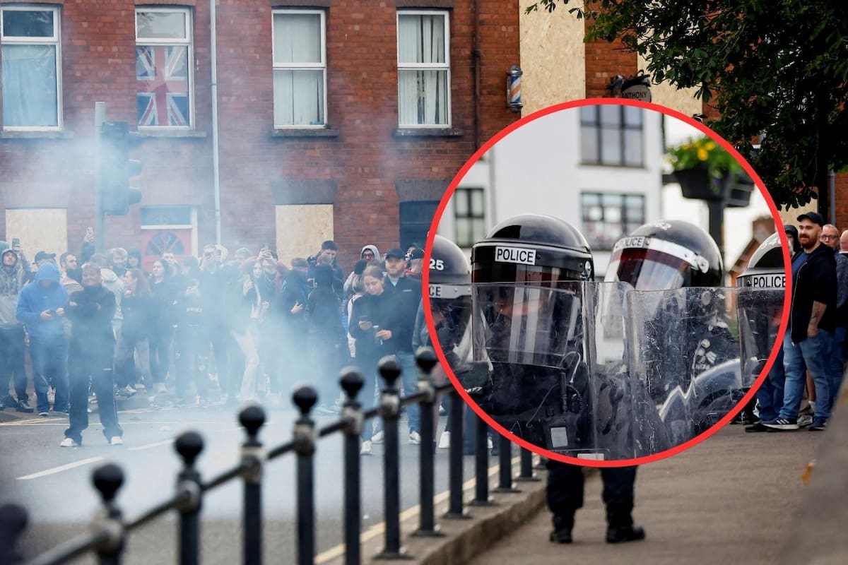 Ola de violencia antinmigrante sacude Irlanda del Norte: Atacan centro de refugio para familias