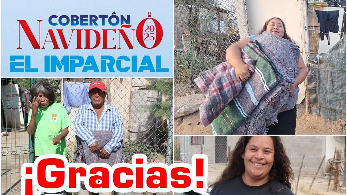 Gracias por ayudarnos a brindar abrigo: lectores de EL IMPARCIAL y La i apoyan a familias de Hermosillo en el Cobertón Navideño 2025