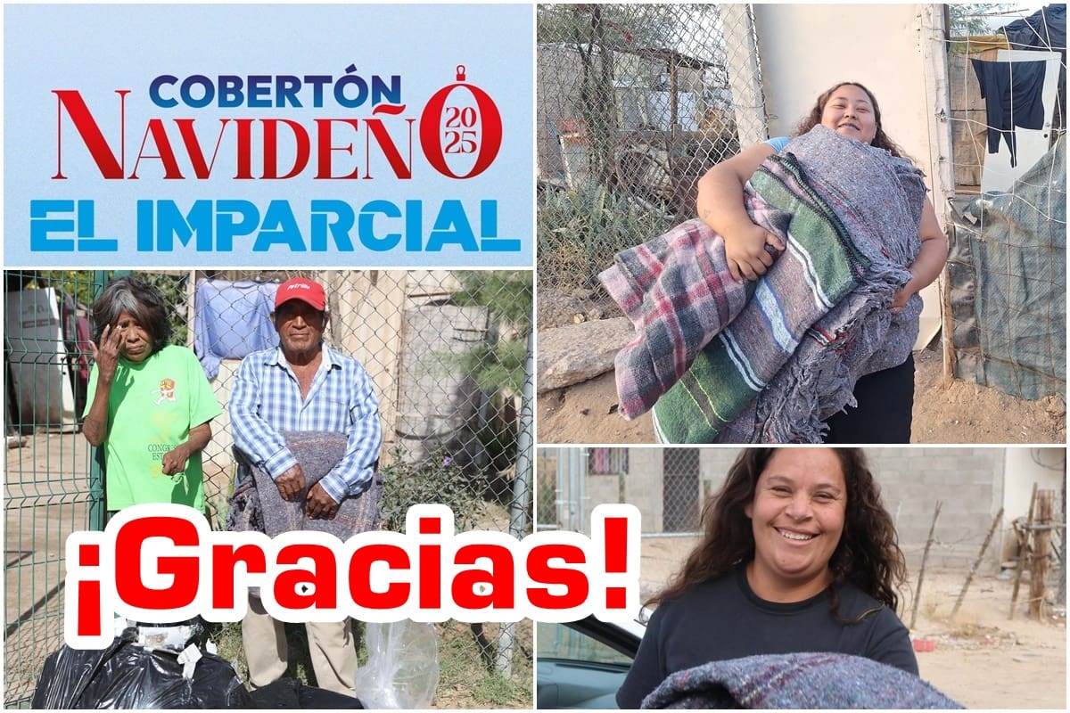 Gracias por ayudarnos a brindar abrigo: lectores de EL IMPARCIAL y La i apoyan a familias de Hermosillo en el Cobertón Navideño 2025