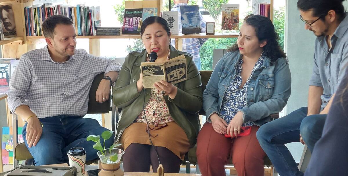 En la inauguración se realizó la lectura de diversos relatos.