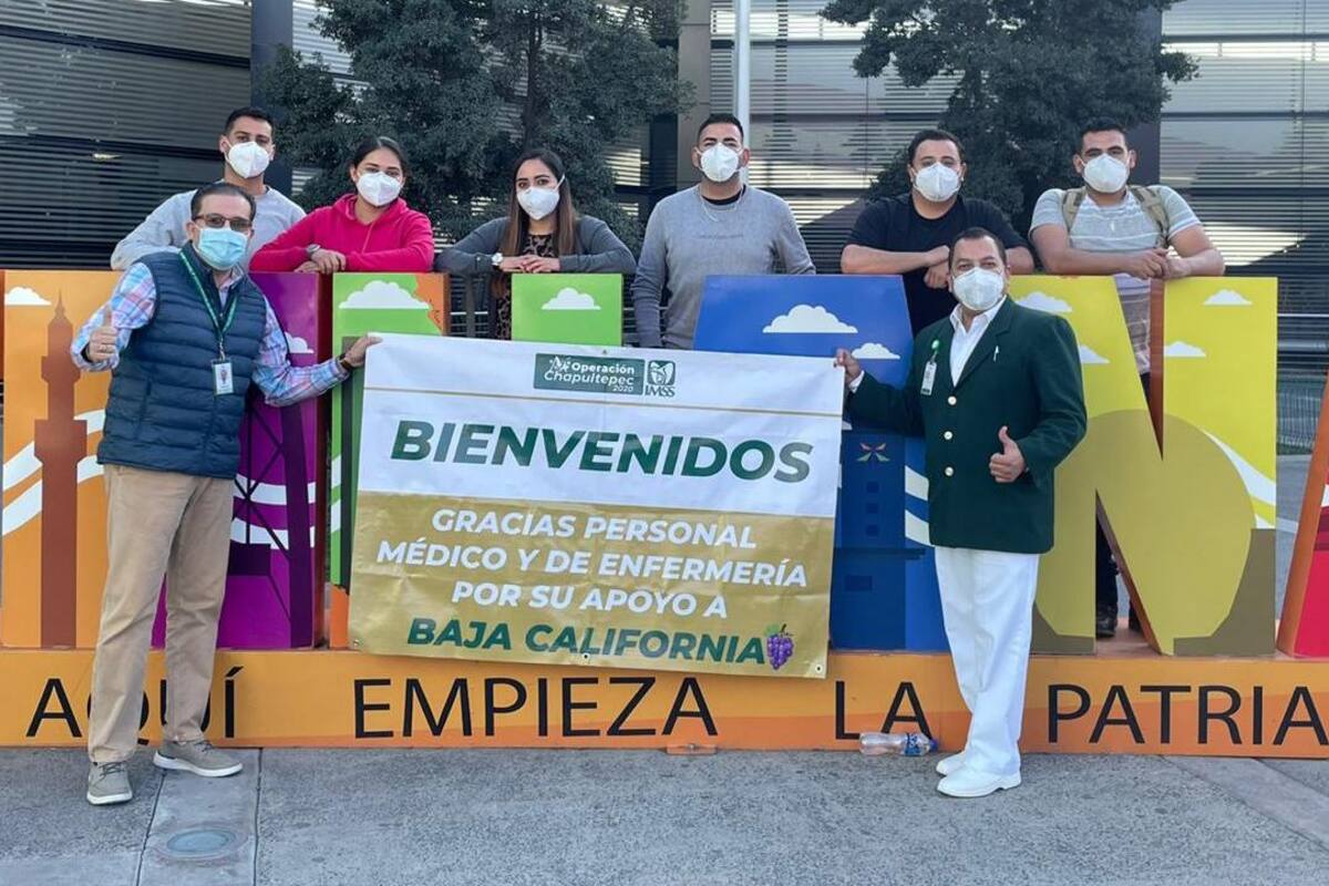 Llega personal médico para apoyo en lucha contra el Covid