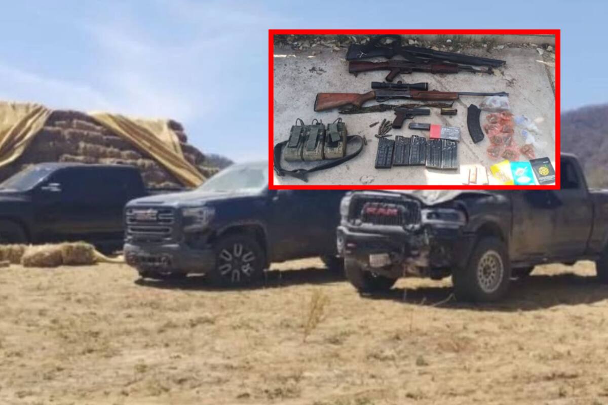 Hallazgo impactante en Sinaloa: Desmantelan antenas, armas y campamentos de la delincuencia