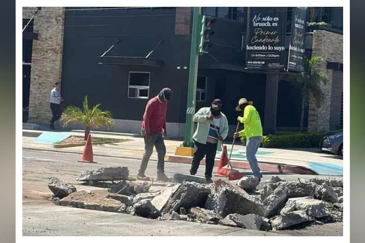 ¡Otra vez! reparan cruces por alabeos