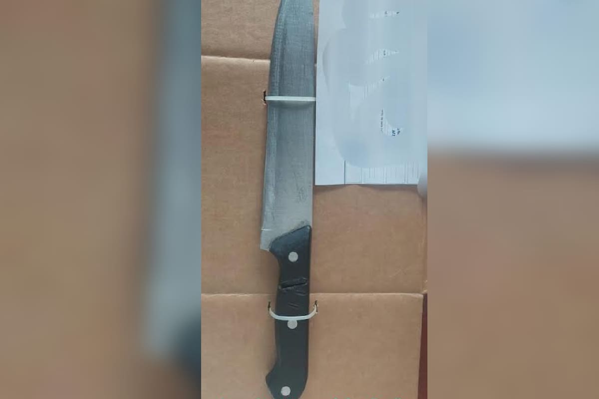 Arrestan a Dulce María “N” portando arma blanca