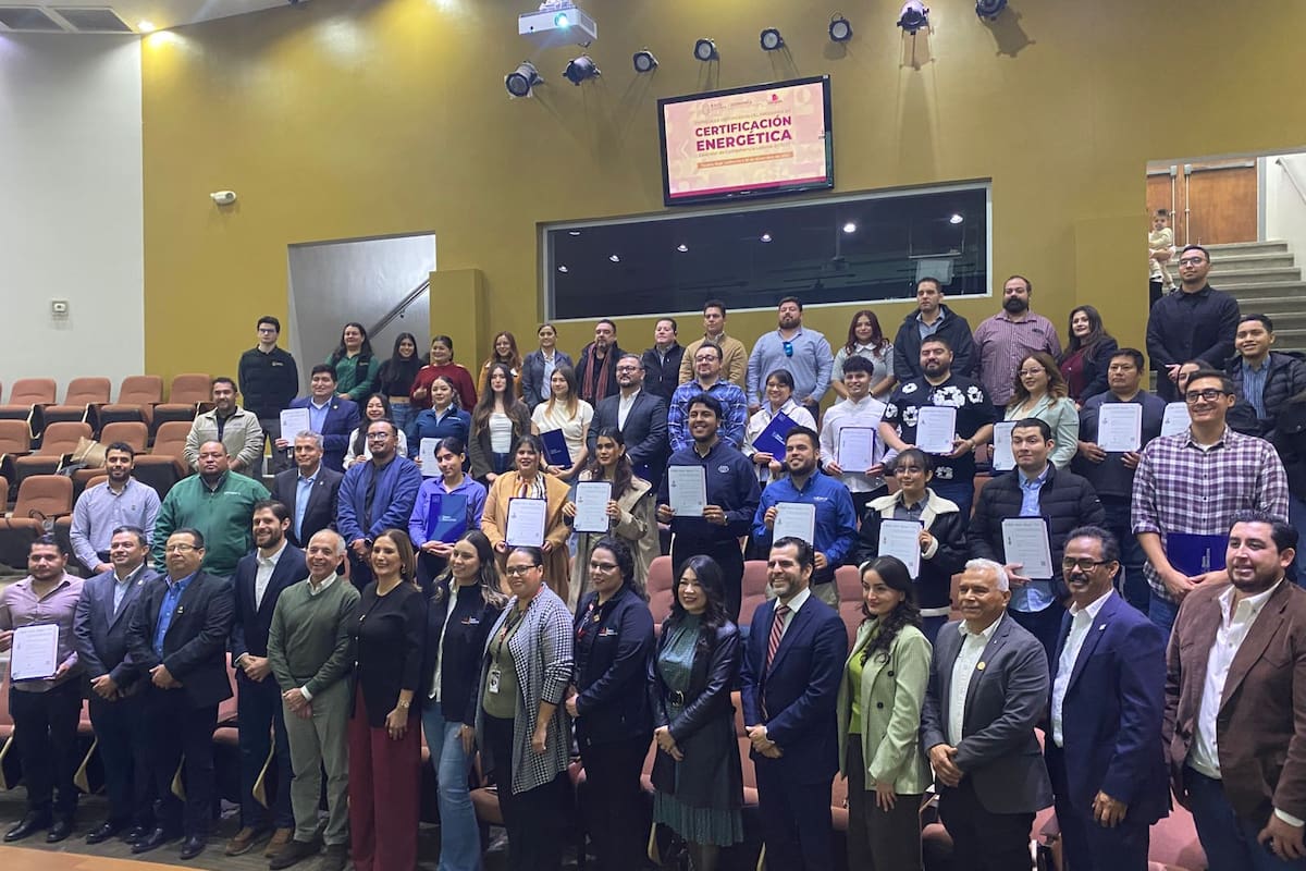 Certifican a 50 en programa de Certificación Energética