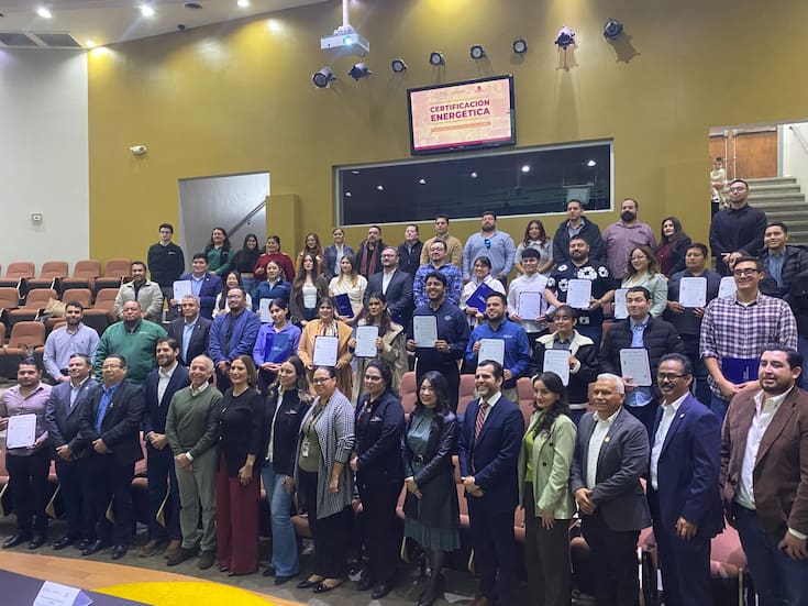 Certifican a 50 en programa de Certificación Energética