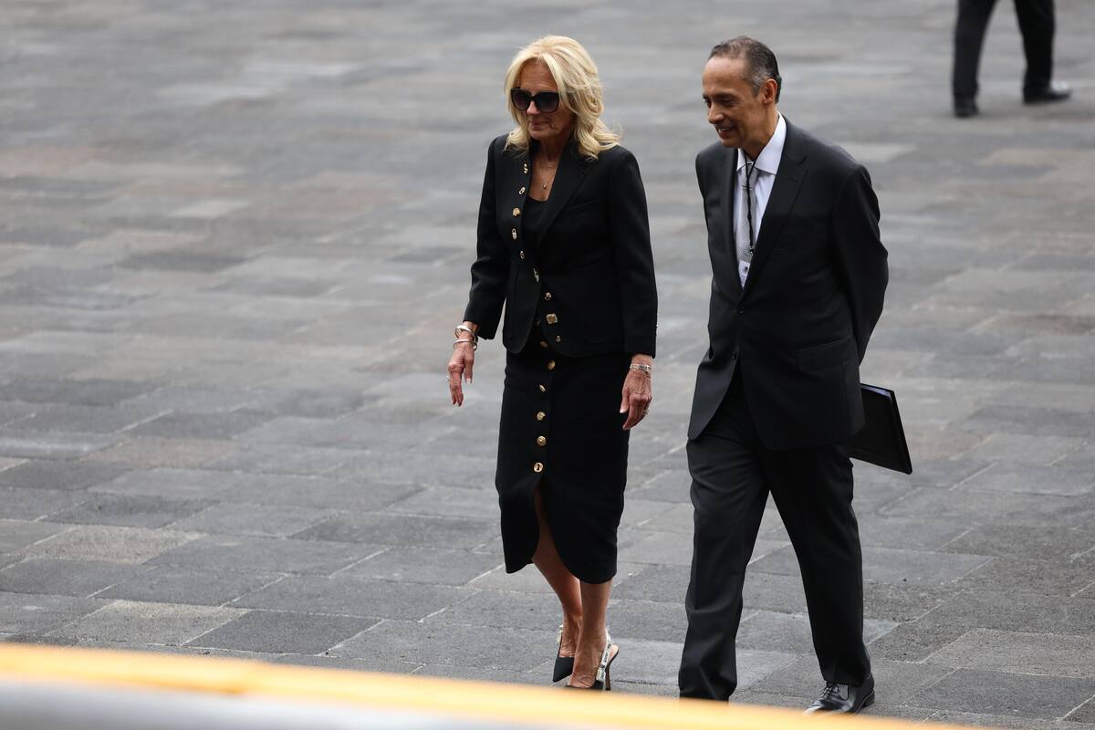Jill Biden llega a San Lázaro para la toma de protesta de Claudia Sheinbaum