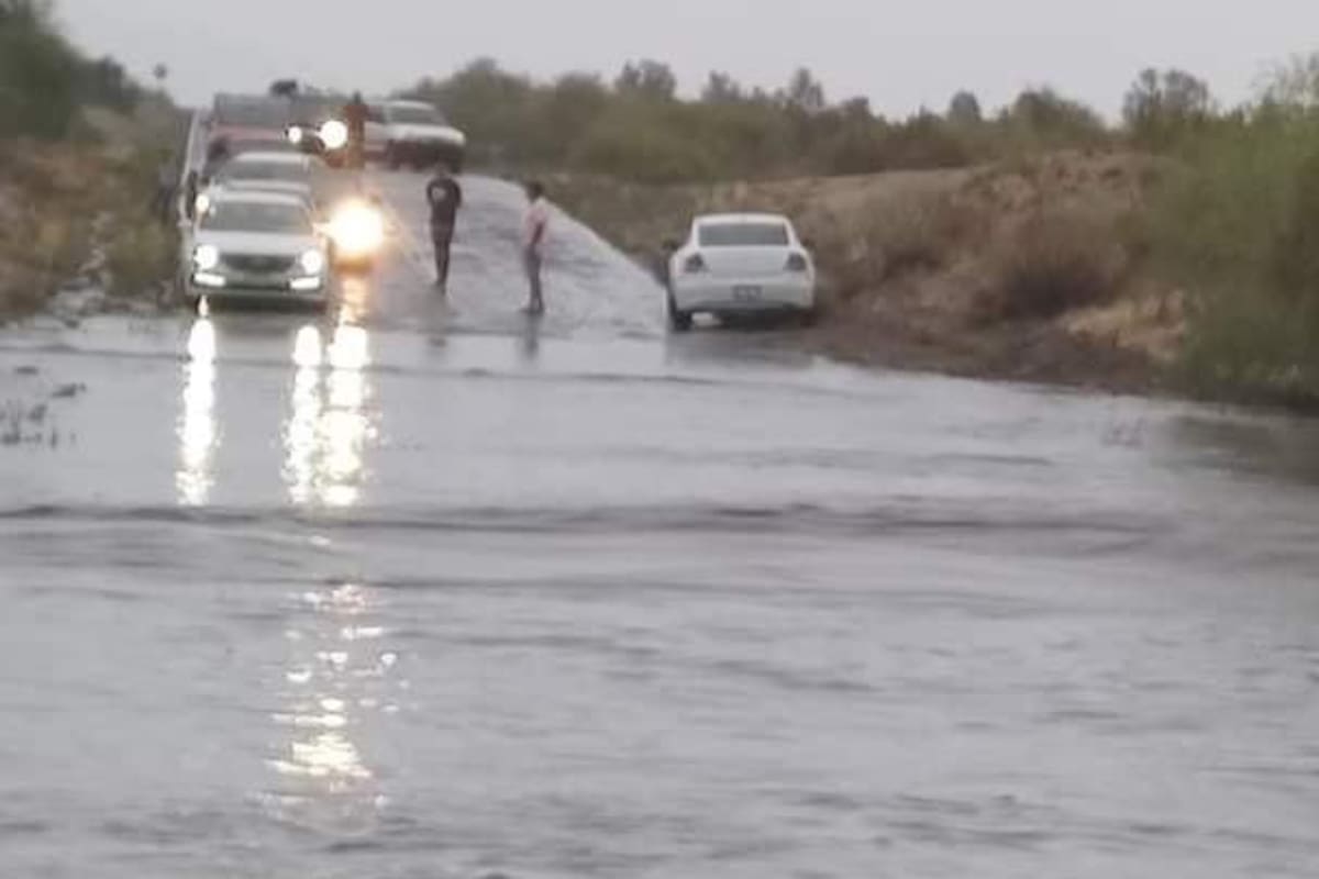 Cierran carretera a Ojos Negros por condición meteorológica
