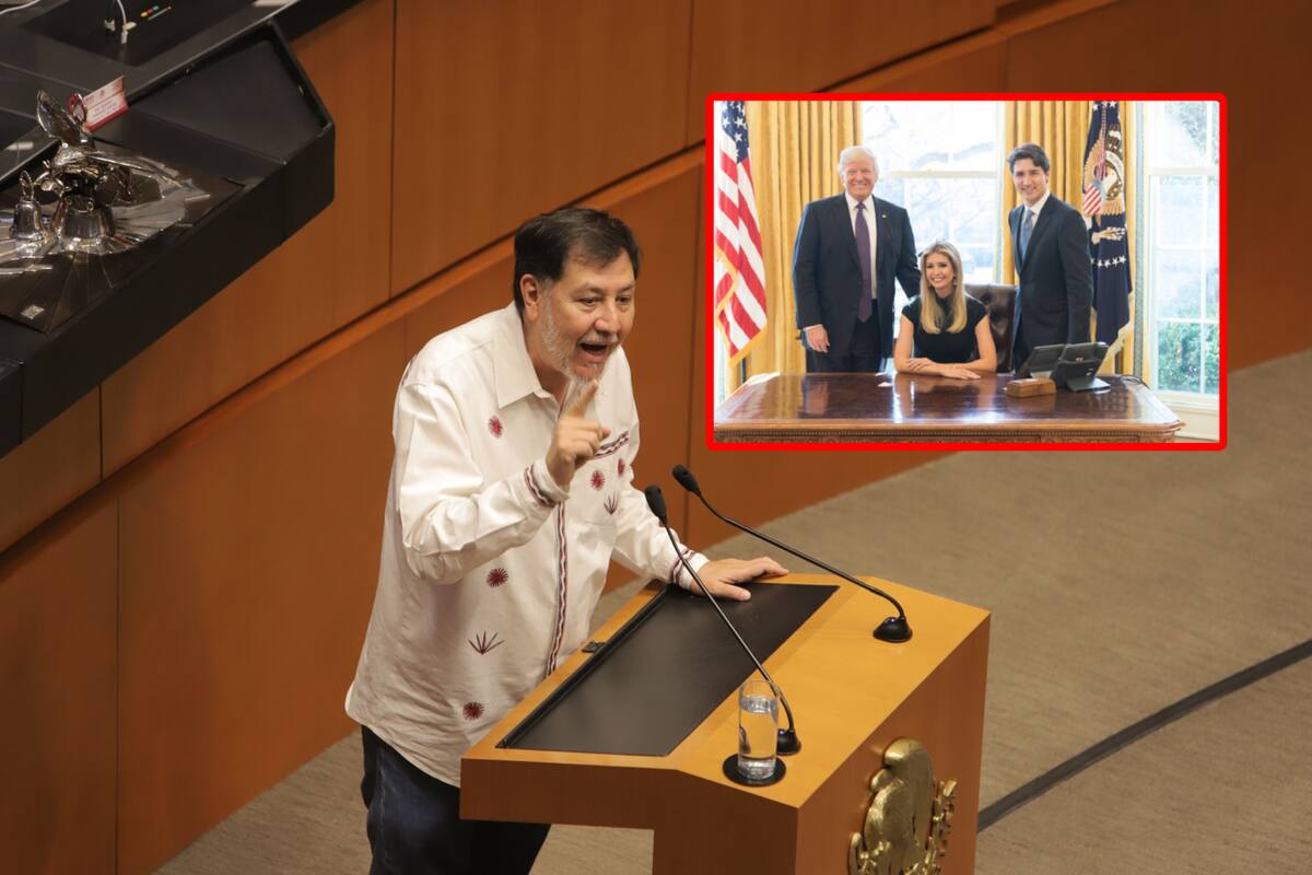 Fernández Noroña lanza fuerte crítica a Justin Trudeau: “Fue lacayo de Donald Trump”