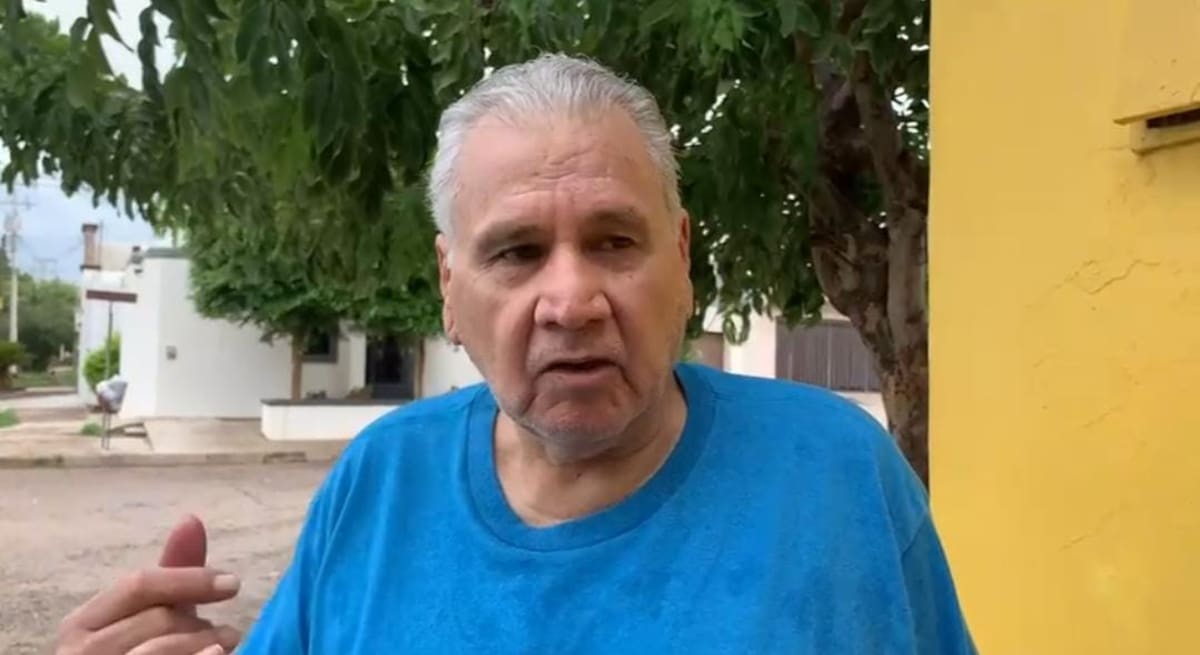 Joel Sánchez, residente de la zona afectada.