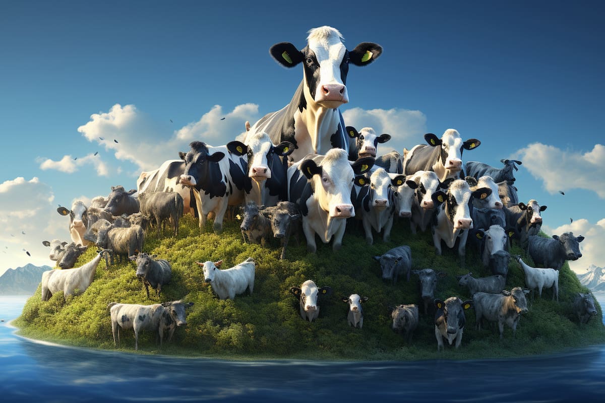 Las vacas tienen diferentes acentos según su país de origen.