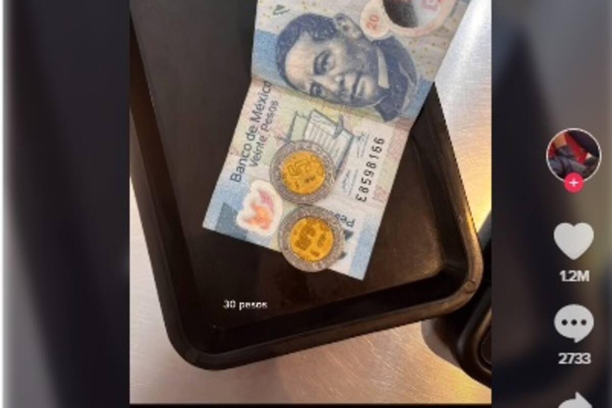 Viral: Mesera muestra cuánto le dejan de propina por día