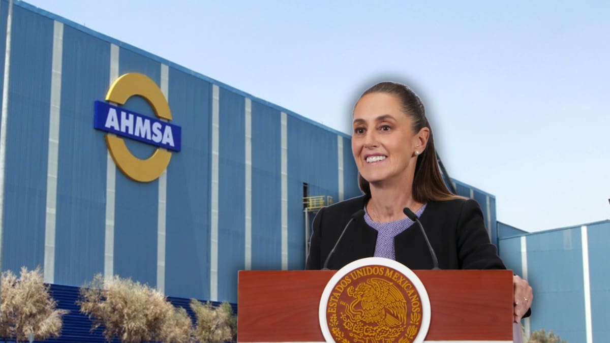Claudia Sheinbaum propone reactivar Altos Hornos de México y exige que primero se pague a los trabajadores antes de cualquier rescate financiero