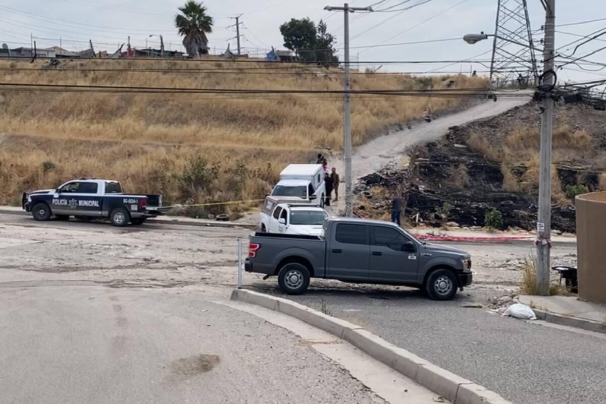 Encuentran cadáver calcinado en camino vecinal