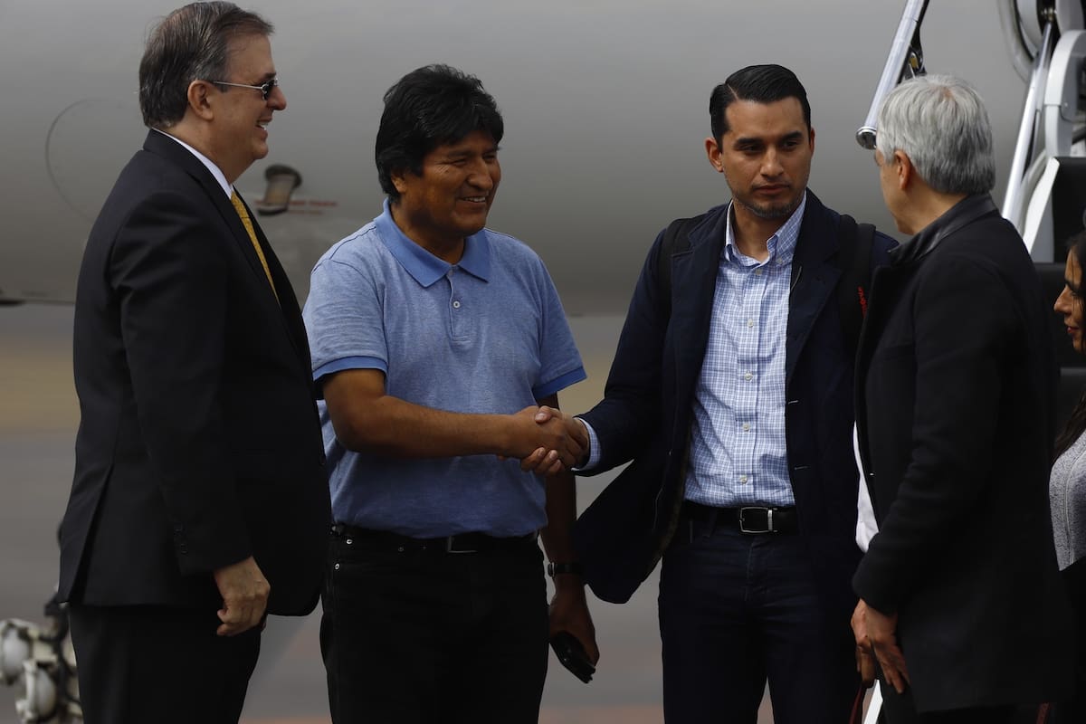 Ebrard mandará bitácora de asilo de Evo Morales al Senado