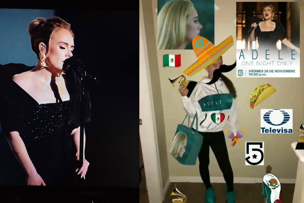 ¡Llegaron los memes! Transmiten concierto de Adele por el canal 5 y los usuarios reaccionan