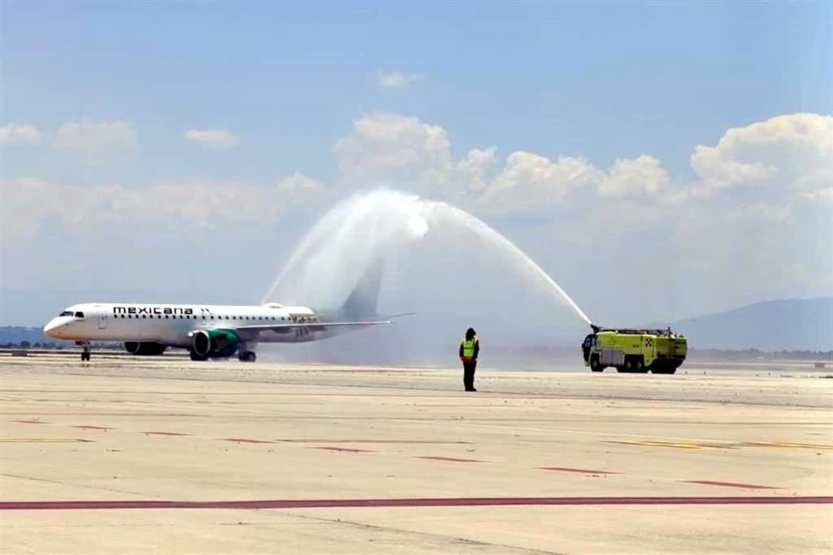 Reciben en AIFA segundo avión para Mexicana