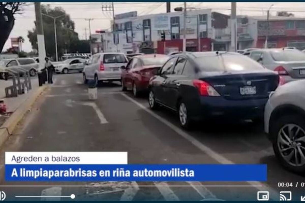 Automovilista dijo que no a un limpiaparabrisas y, al ser ignorado, le disparó