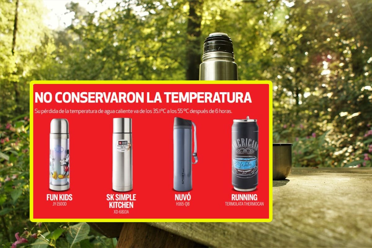 Profeco: Estos termos no conviene comprarlos porque no conservan la temperatura