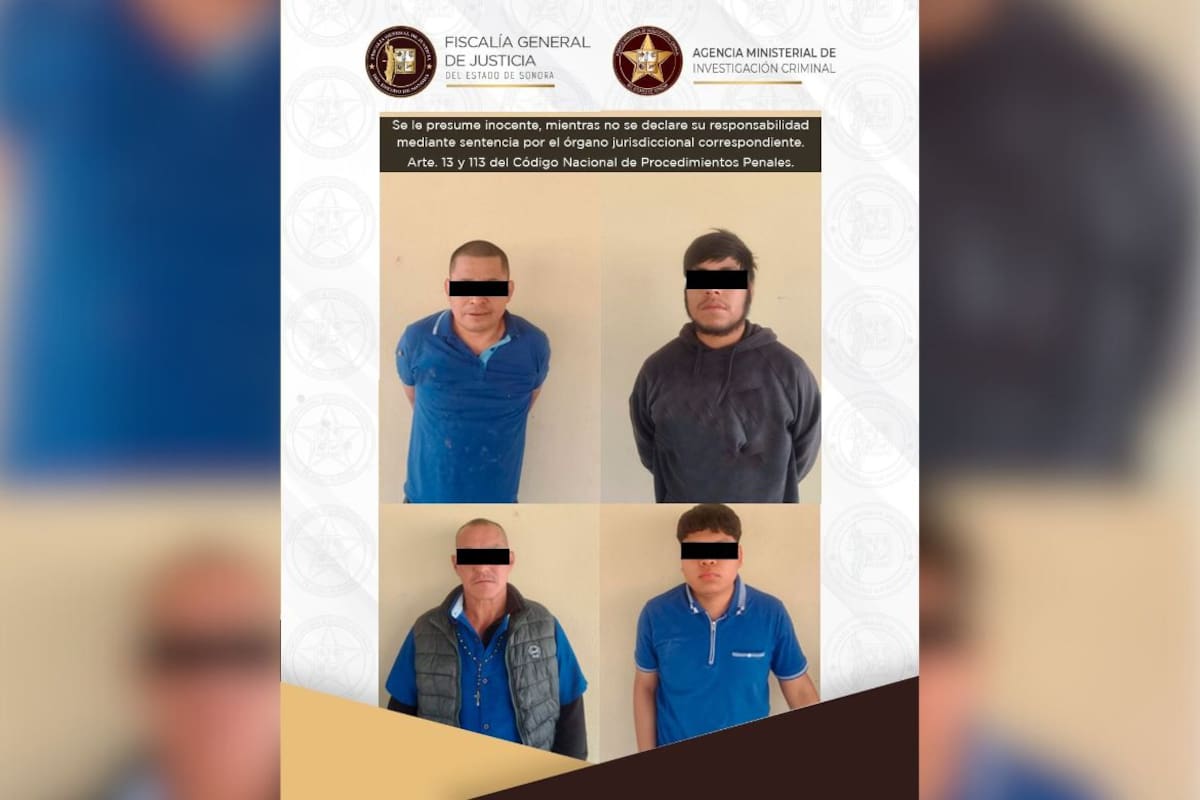 Vinculan a 4 por privación ilegal de la libertad y corrupción de menores en Ímuris