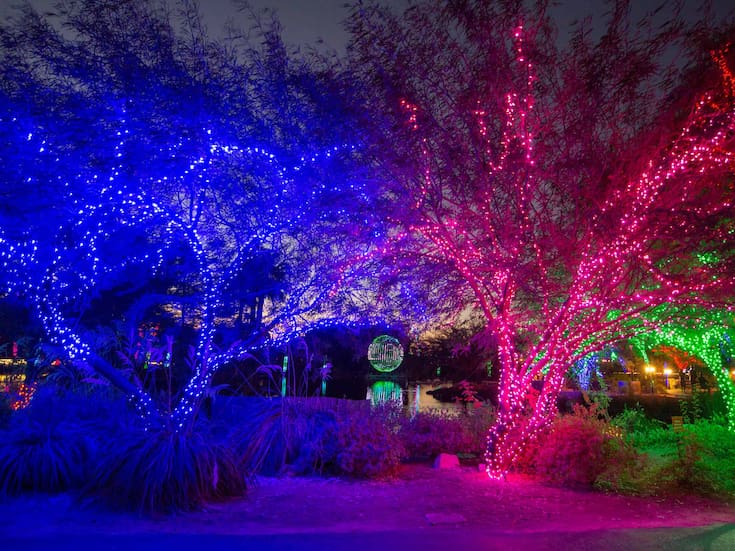 ZooLights en Phoenix Zoo: el espectáculo navideño de luces que ilumina Arizona en 2025