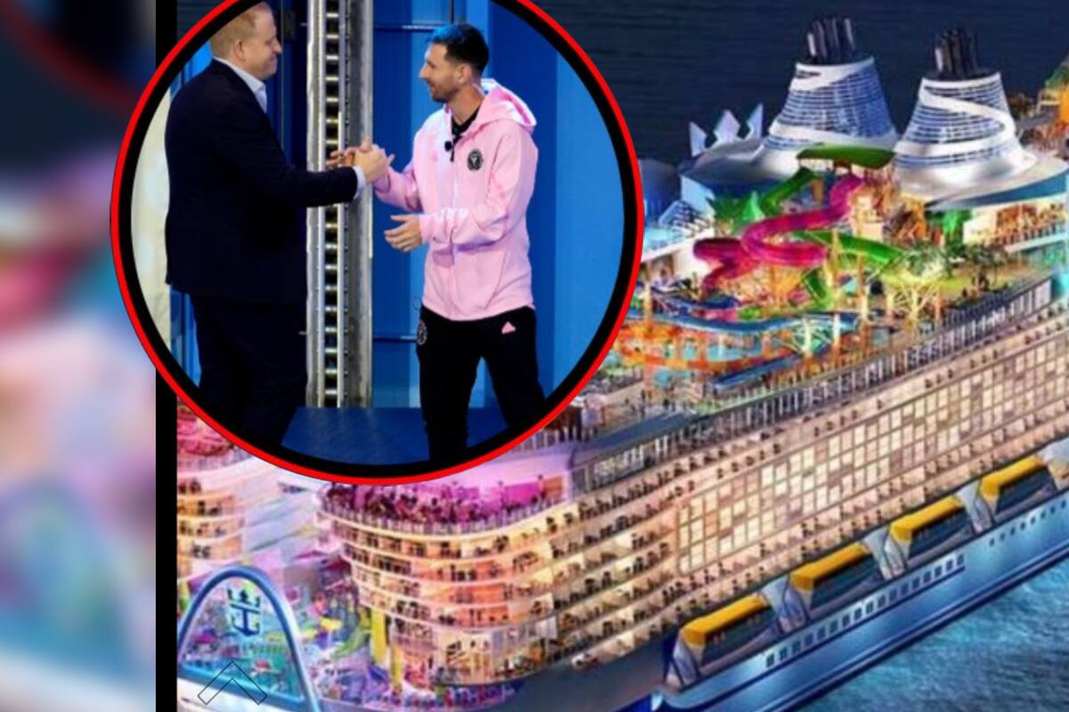 Messi bautiza “el crucero más grande del mundo” que parte desde Miami, ¿mejor que el de Neymar?