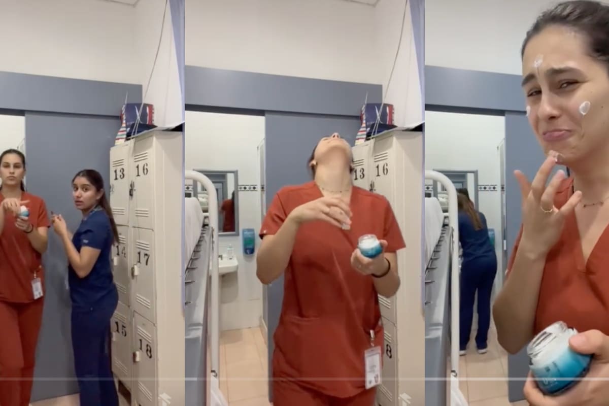 La reacción de estas practicantes de medicina al recibir a un paciente de último momento desata debate en redes