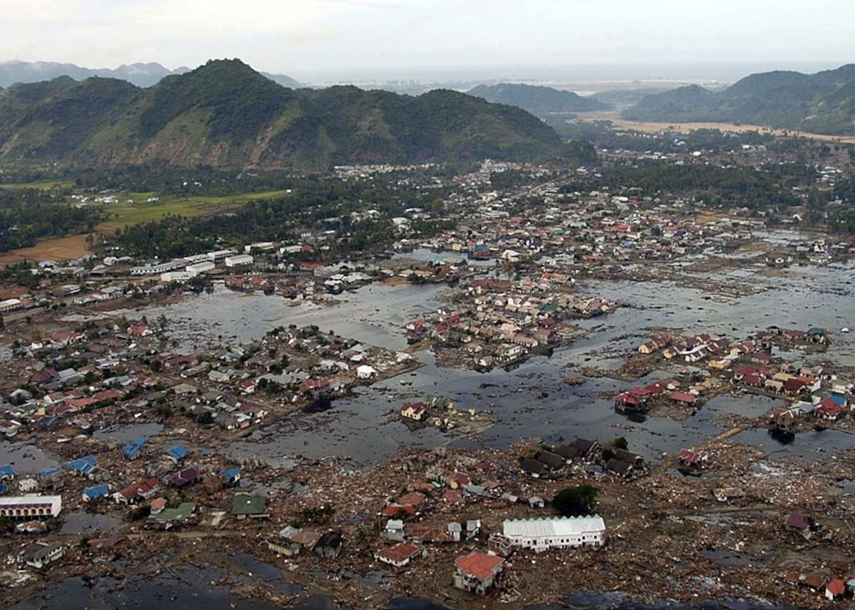 Terremoto y tsunami del océano Índico de 2004. FOTO: Wikipedia