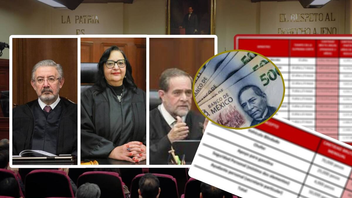 Ministros retirados de la SCJN obtienen pensión millonaria y múltiples beneficios / Foto: Especial