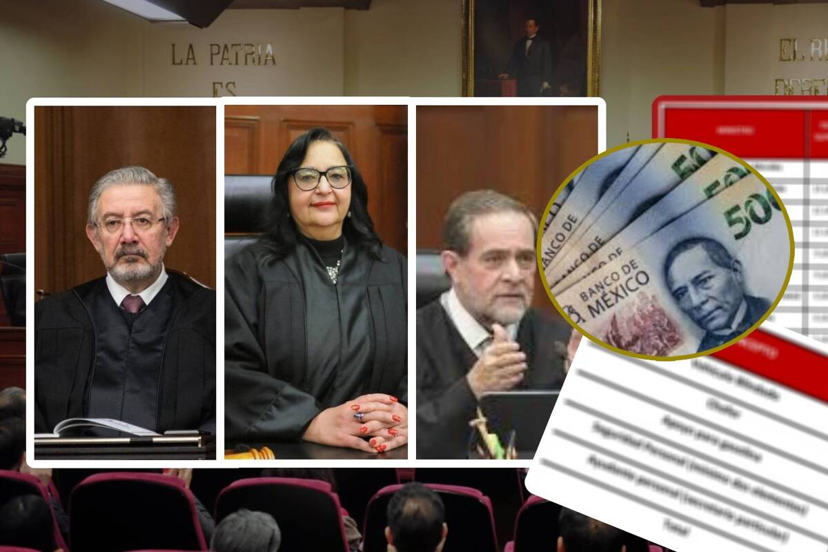 Estas son las pensiones millonarias que recibirán los ministros de la SCJN al retirarse