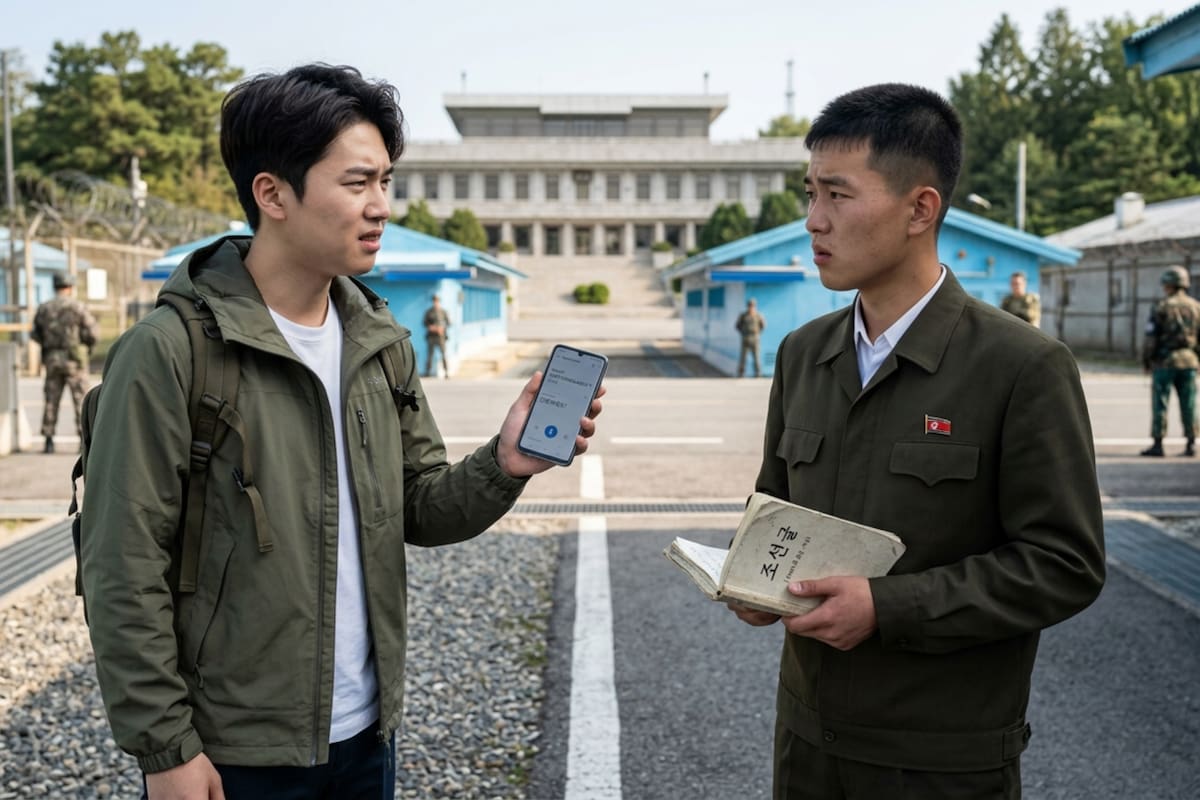 En 1953 los dos lados de Corea hablaban igual, hoy el 45% de sus conversaciones ya no se entienden del todo porque uno adoptó el inglés y el otro se quedó con el ruso, el chino y el vocabulario original