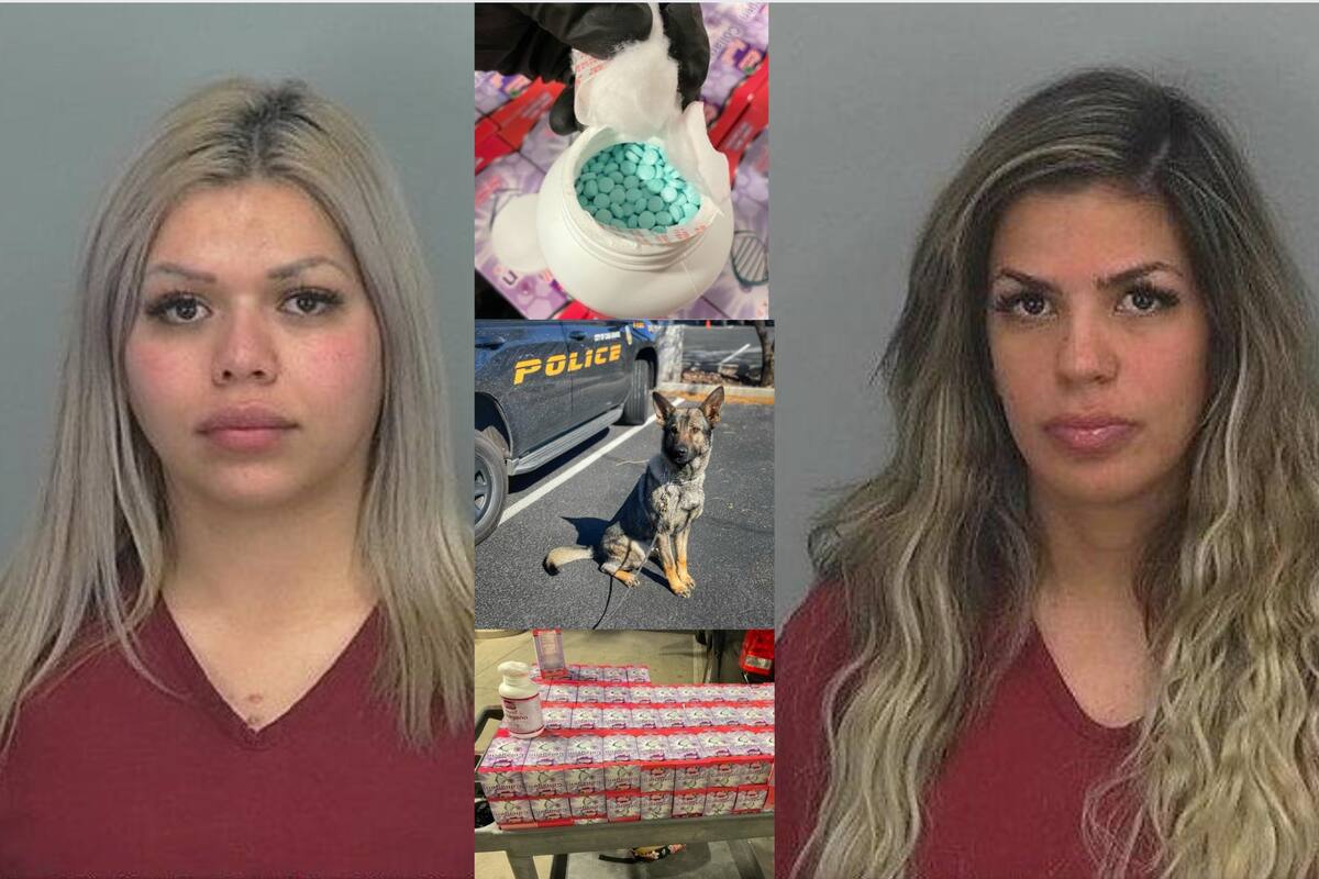 Capturan mujeres con 500 mil pastillas de fentanilo en Arizona