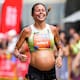 Joselyn Brea, atleta venezolana, completó una carrera de 10km con 7 meses de embarazo