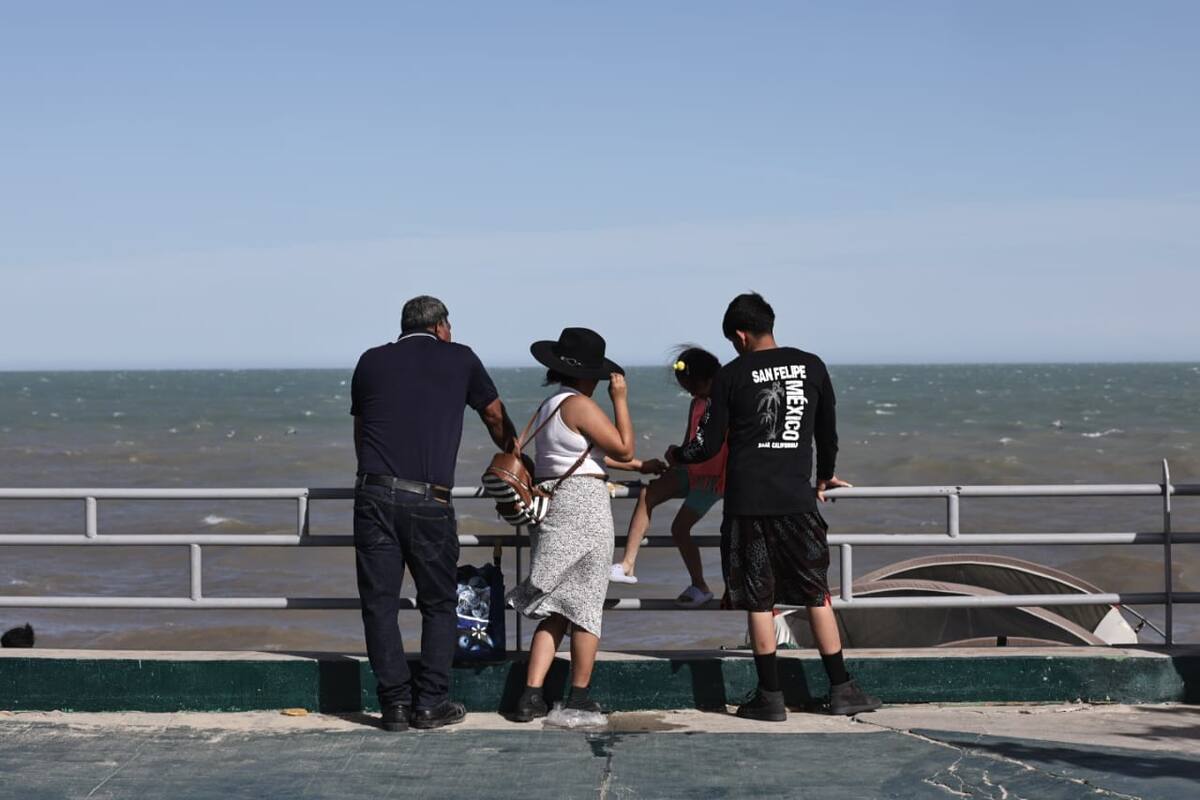 Ni el mal clima nubló el gran ambiente en el puerto de San Felipe