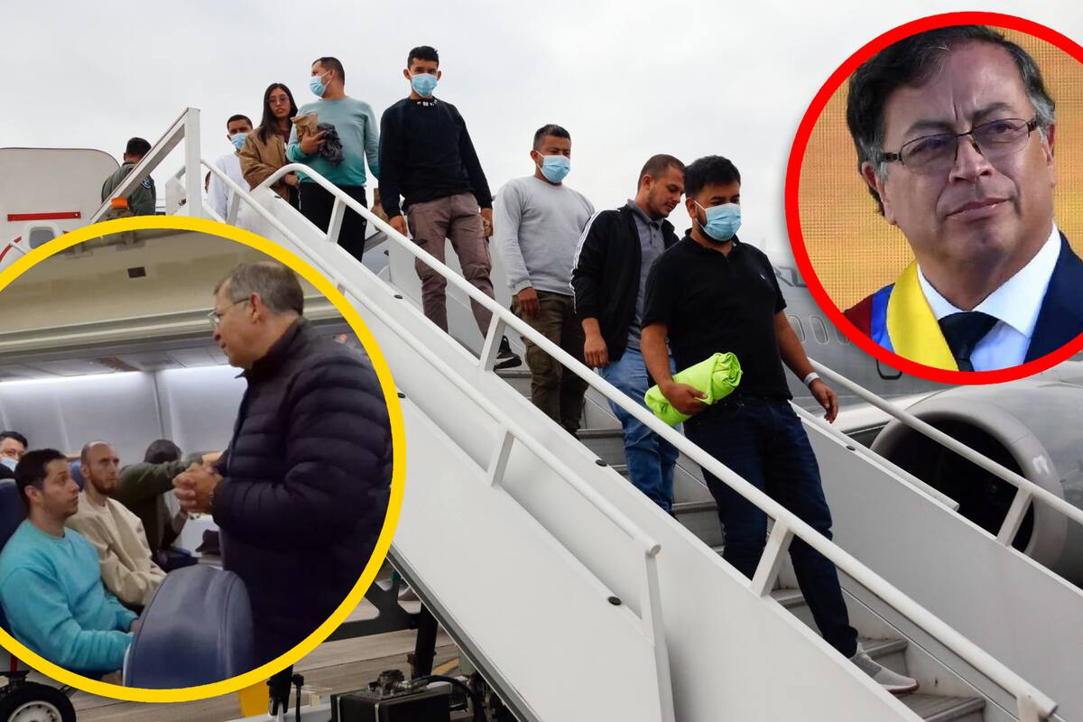 “Son colombianos, son libres, dignos y sin estar esposados”: Gustavo Petro comparte FOTOS de los primeros aviones que aterrizaron con deportados de EU