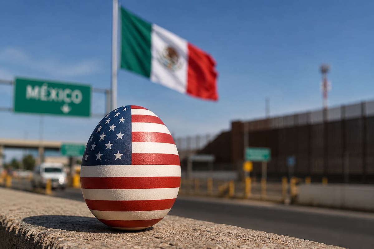 Huevo americano llega a México bajo alerta de avicultores luego que señalaran que estaría llegando sin la refrigeración requerida para su conservación y piden a consumidores verificar su procedencia