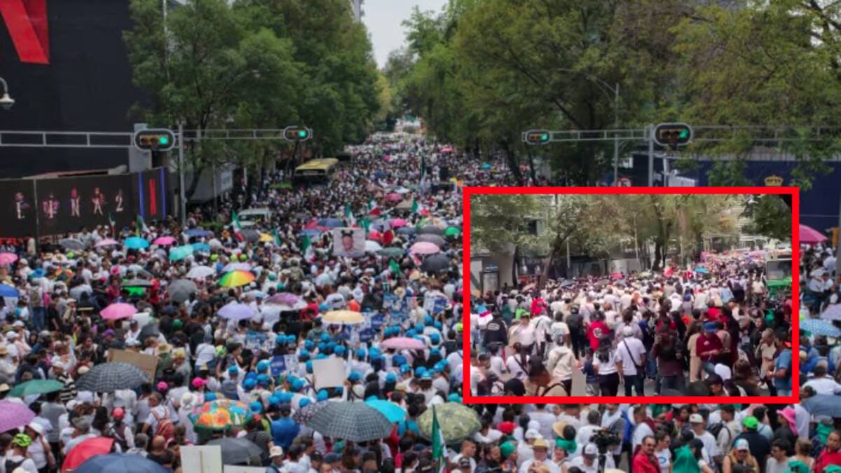 Miles marchan en CDMX contra el Gobierno entre gritos de “¡Fuera Morena!" y denuncias por falta de medicinas