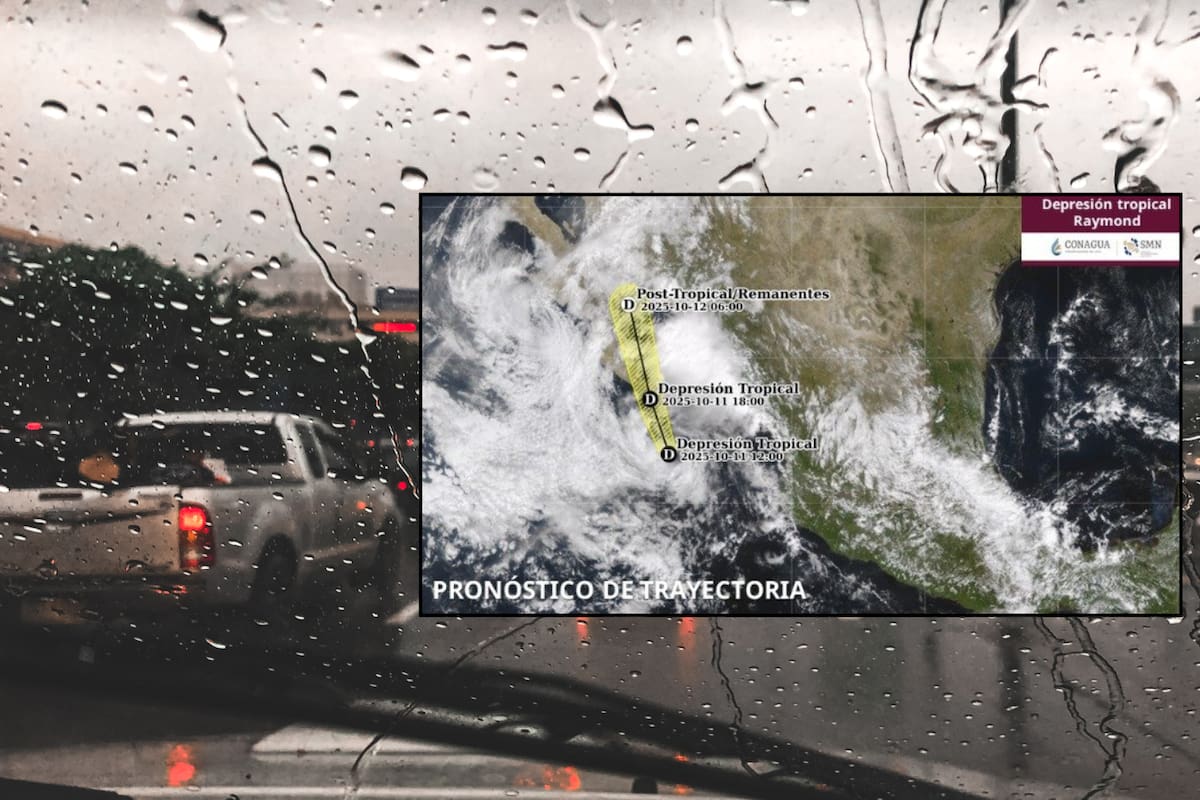 Depresión tropical Raymond provocará fuertes lluvias en Sonora