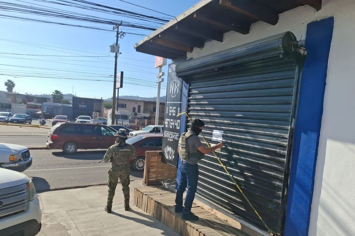 Detienen a dos tras cateo en barbería de Ensenada