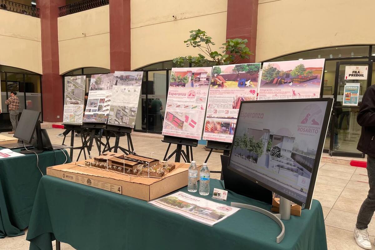 Presentan alumnos proyectos para construcción de santuario Esperanza en Rosarito