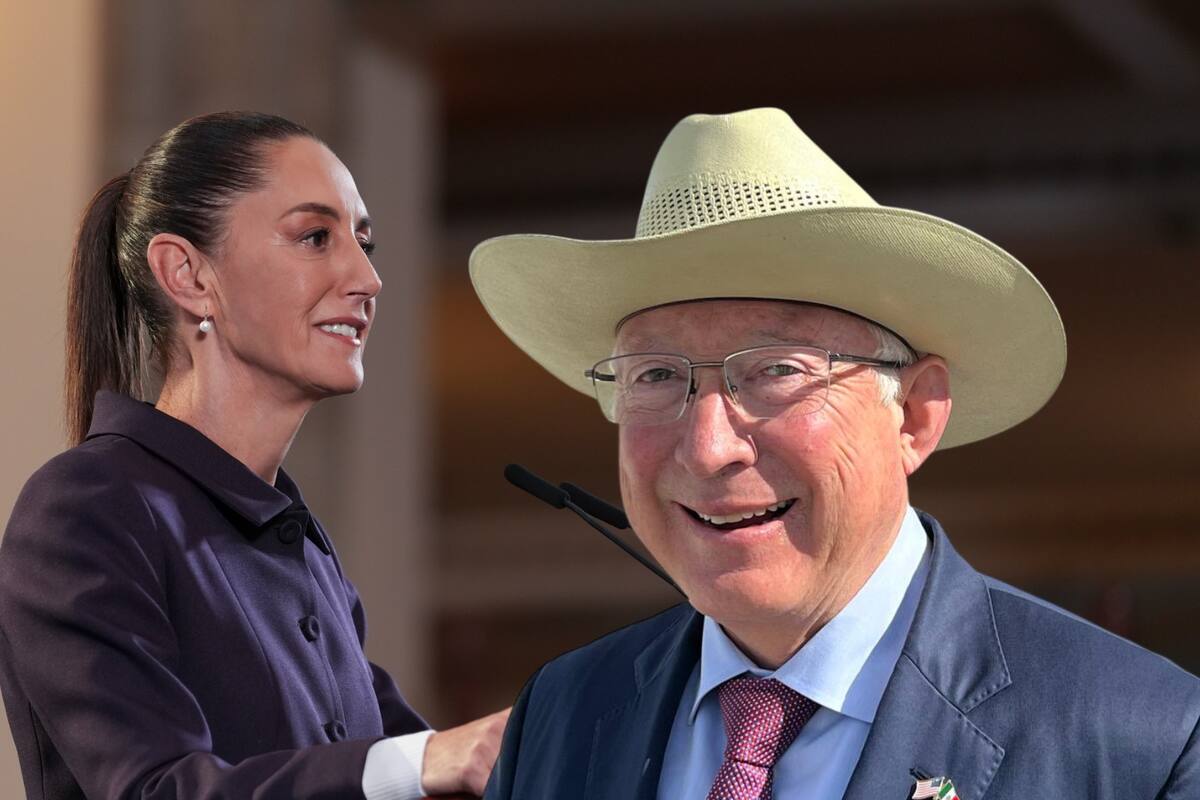 Ken Salazar responde a Sheinbaum tras críticas a estrategia de seguridad: “Yo no cambio de posición”