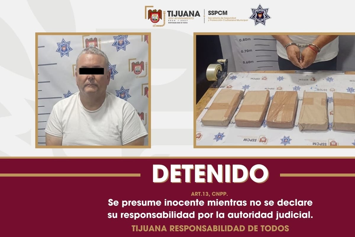 Decomisan más de 6 kilos de fentanilo en Tijuana