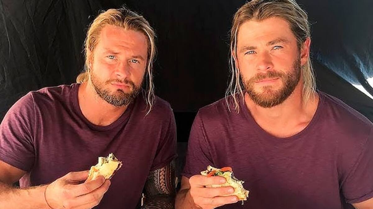 Chris Hemsworth y su doble