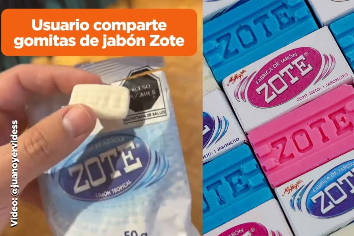 Joven se vuelve viral al mostrar que sí existen las famosas gomitas hechas con Jabón Zote