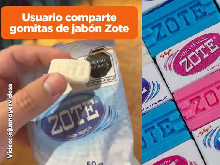 Joven se vuelve viral al mostrar que sí existen las famosas gomitas hechas con Jabón Zote