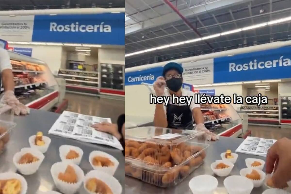 “Hey, hey, llévate la caja”: influencer de “me da una dona” va al Sam’s a comerse todas las muestras