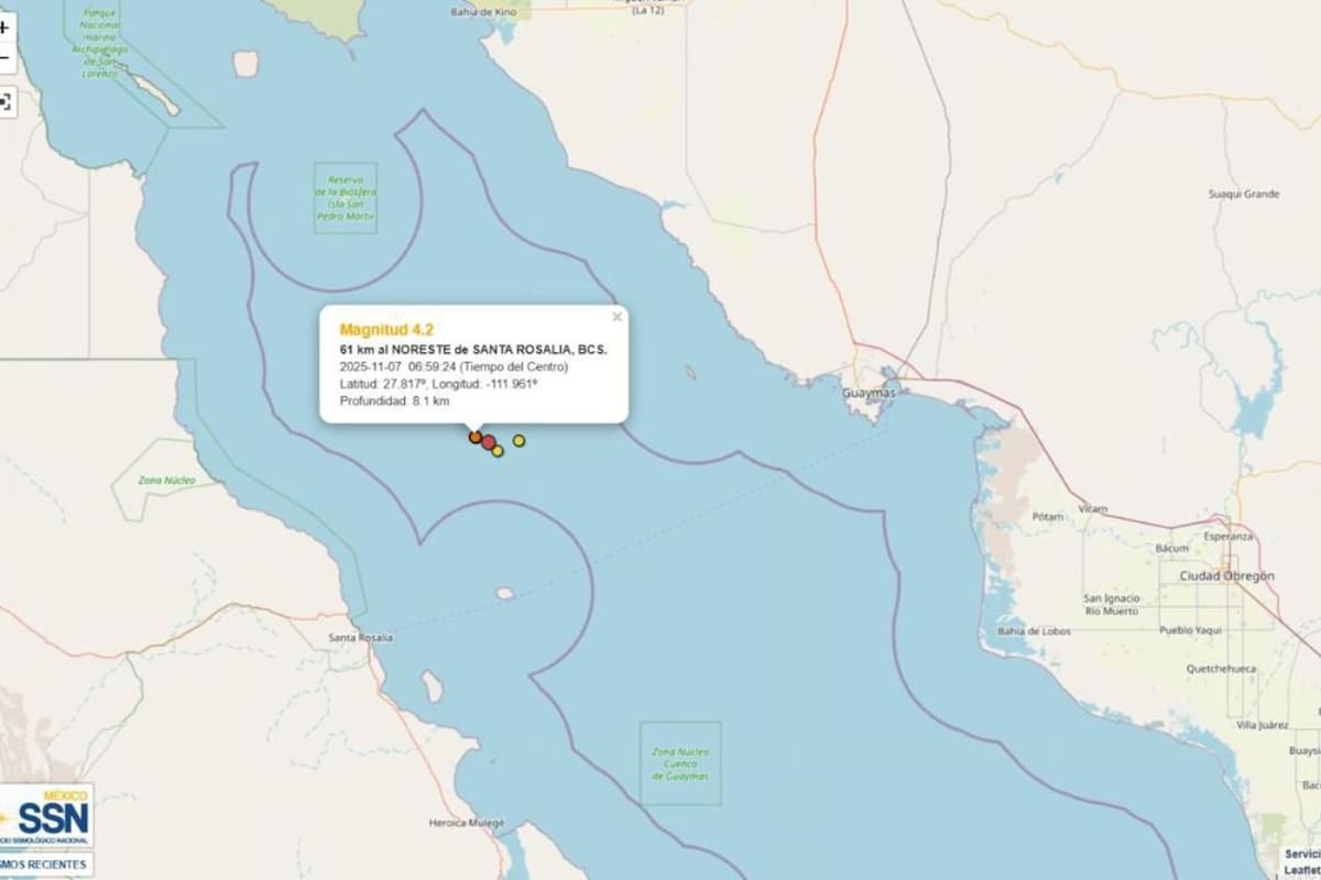 Luis Humberto Mendoza, investigador del Cicese, informa sobre los sismos registrados en Sonora en los últimos tres días