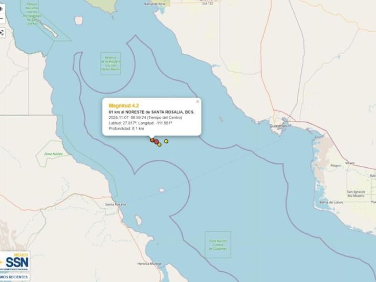 Luis Humberto Mendoza, investigador del Cicese, informa sobre los sismos registrados en Sonora en los últimos tres días