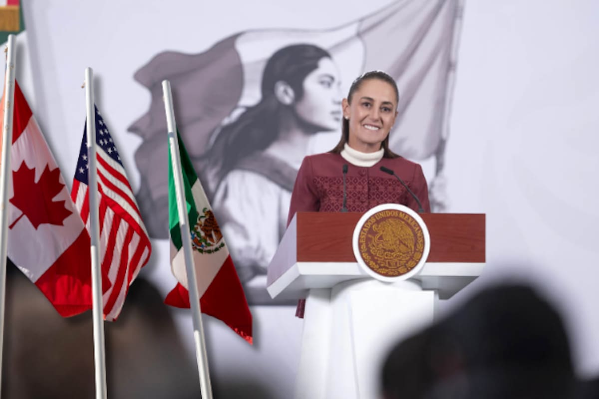 Mientras Claudia Sheinbaum rechazó las intenciones de Trump para combatir el narco con tropas de EEUU en México, asegura que tiene confianza en que la renegociación del T-MEC será buena y lo fortalecerá